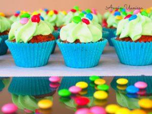 Smarties Cupcakes - M&M Kuppikakut