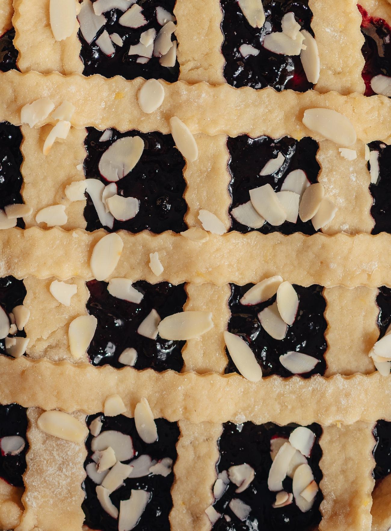 Mustikka Crostata - Italialainen Hillopiirakka