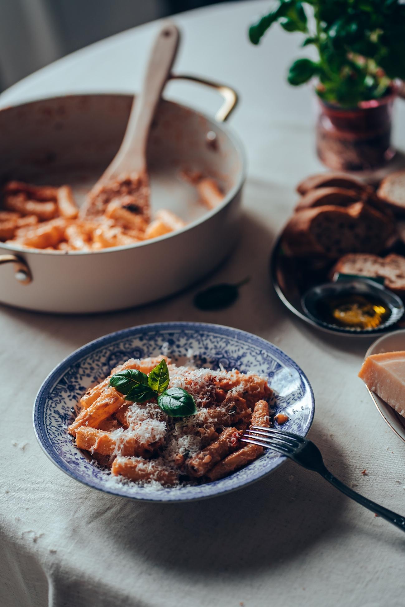 Tomaatti-Ricottapasta